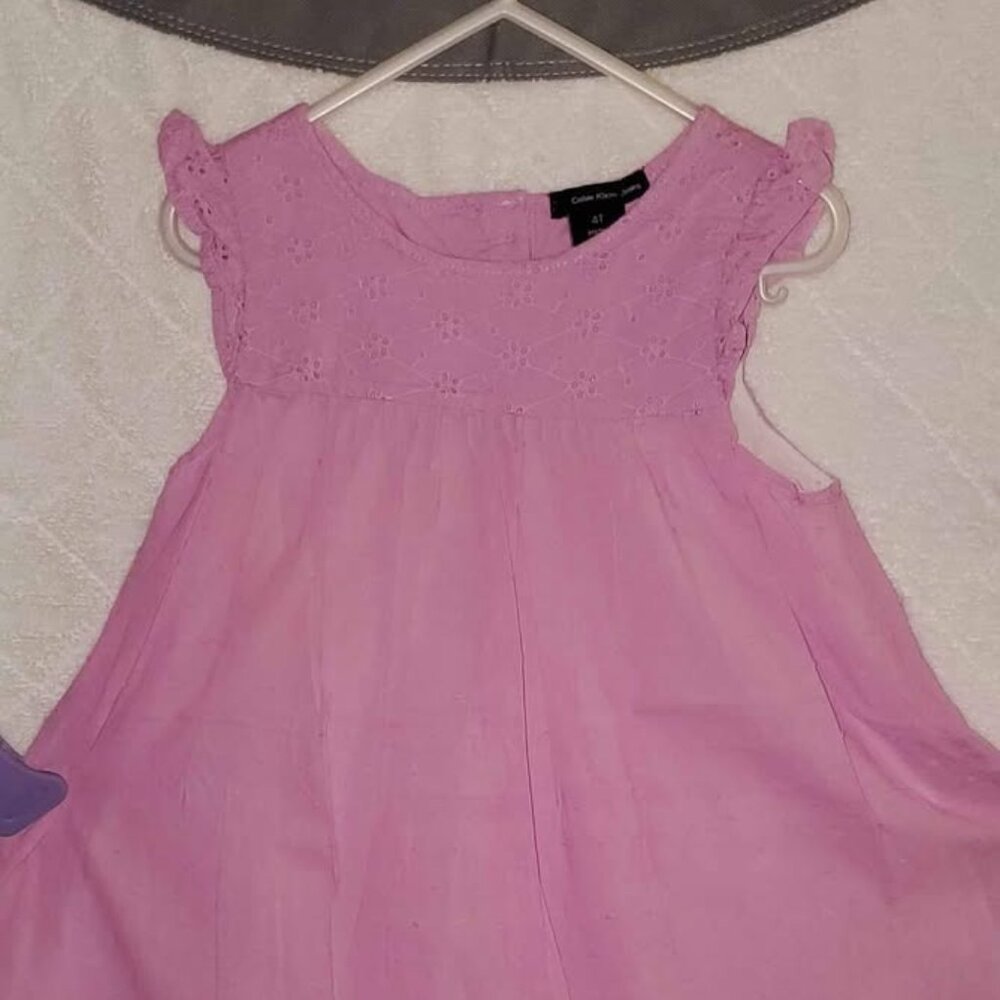 🎀 Calvin Klein Girls 4T light purple sleeveless dress